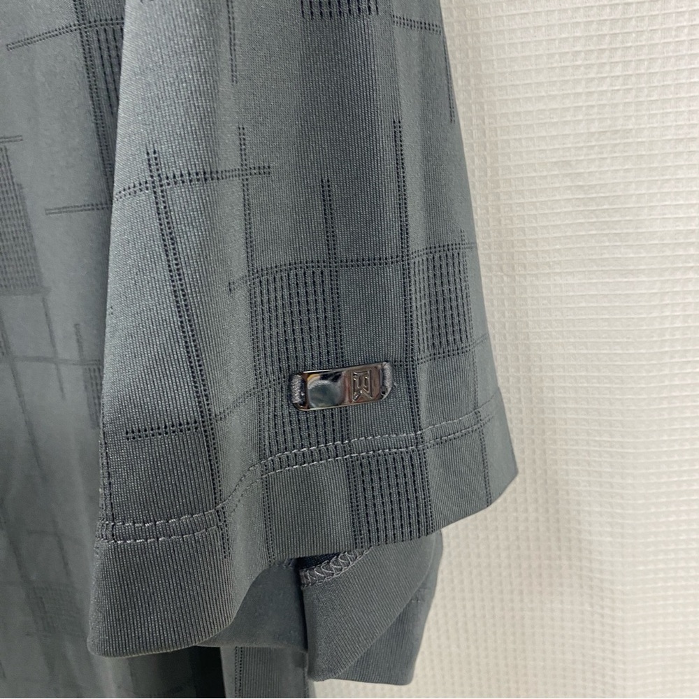 Tiger Woods Collection Gray Dri-FIT Golf Polo Shirt Men’s Small - Picture 4 of 5
